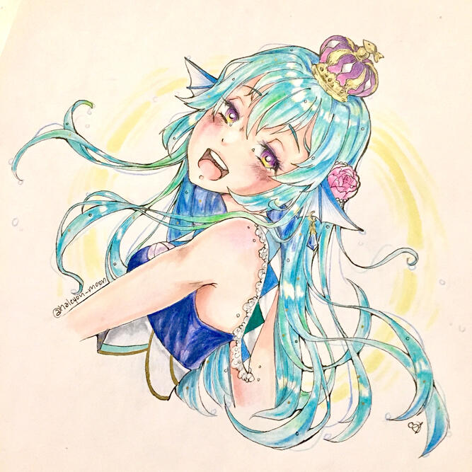 Finana Ryugu from Nijisanji EN, traditional