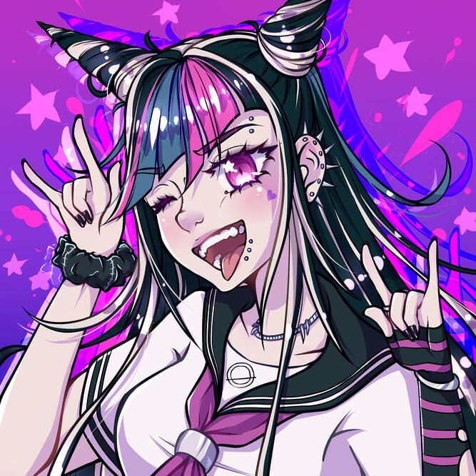 Ibuki Mioda from Danganronpa, digital